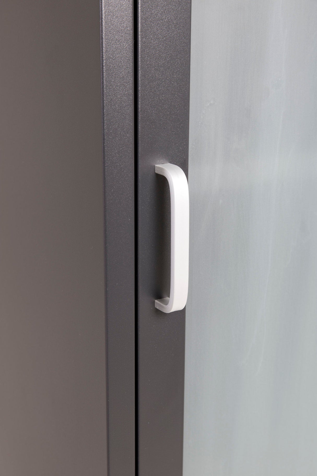 Acero Schrank - schwarz/Stahl - Schränke - ALVAHOME
