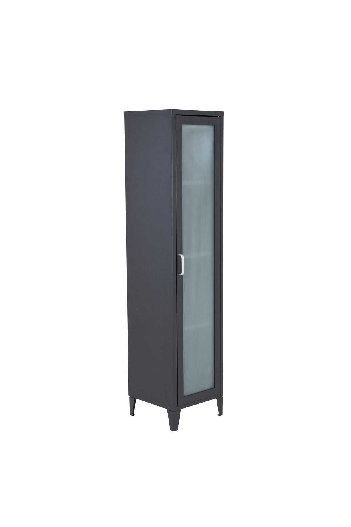 Acero Schrank - schwarz/Stahl - Schränke - ALVAHOME