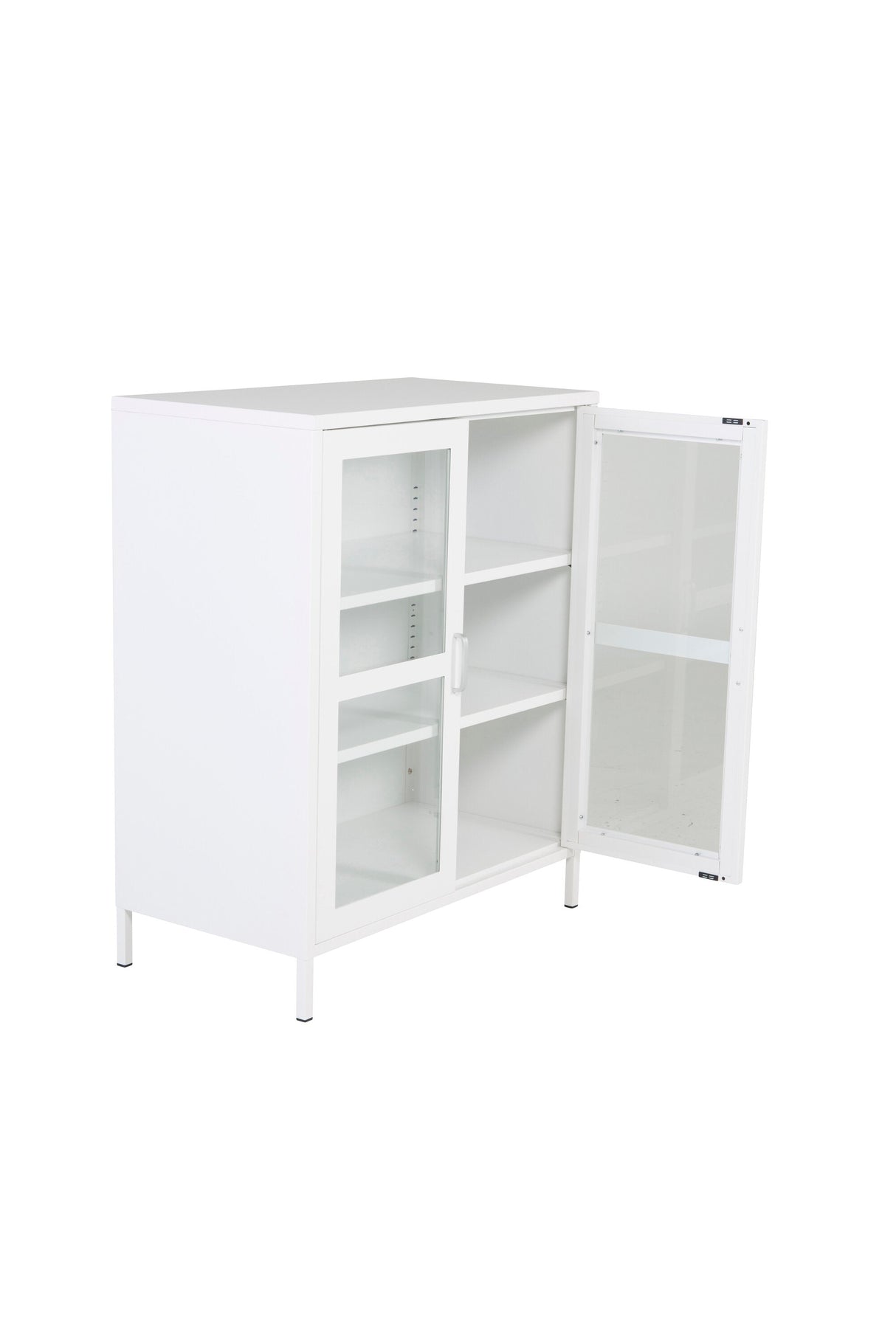 Acero Schrank - weiß/Stahl - Schränke - ALVAHOME