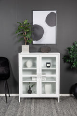 Acero Schrank - weiß/Stahl - Schränke - ALVAHOME