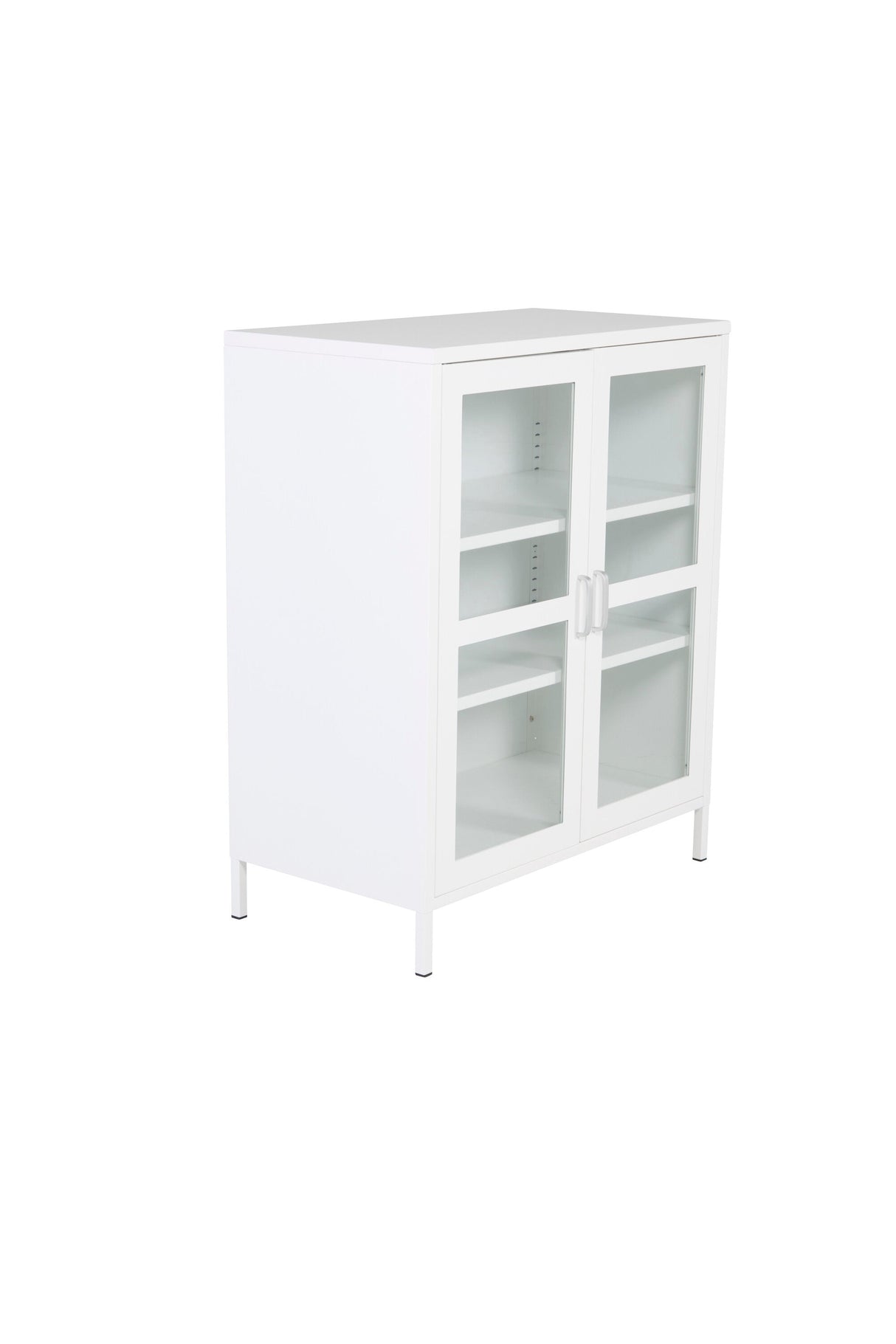 Acero Schrank - weiß/Stahl - Schränke - ALVAHOME
