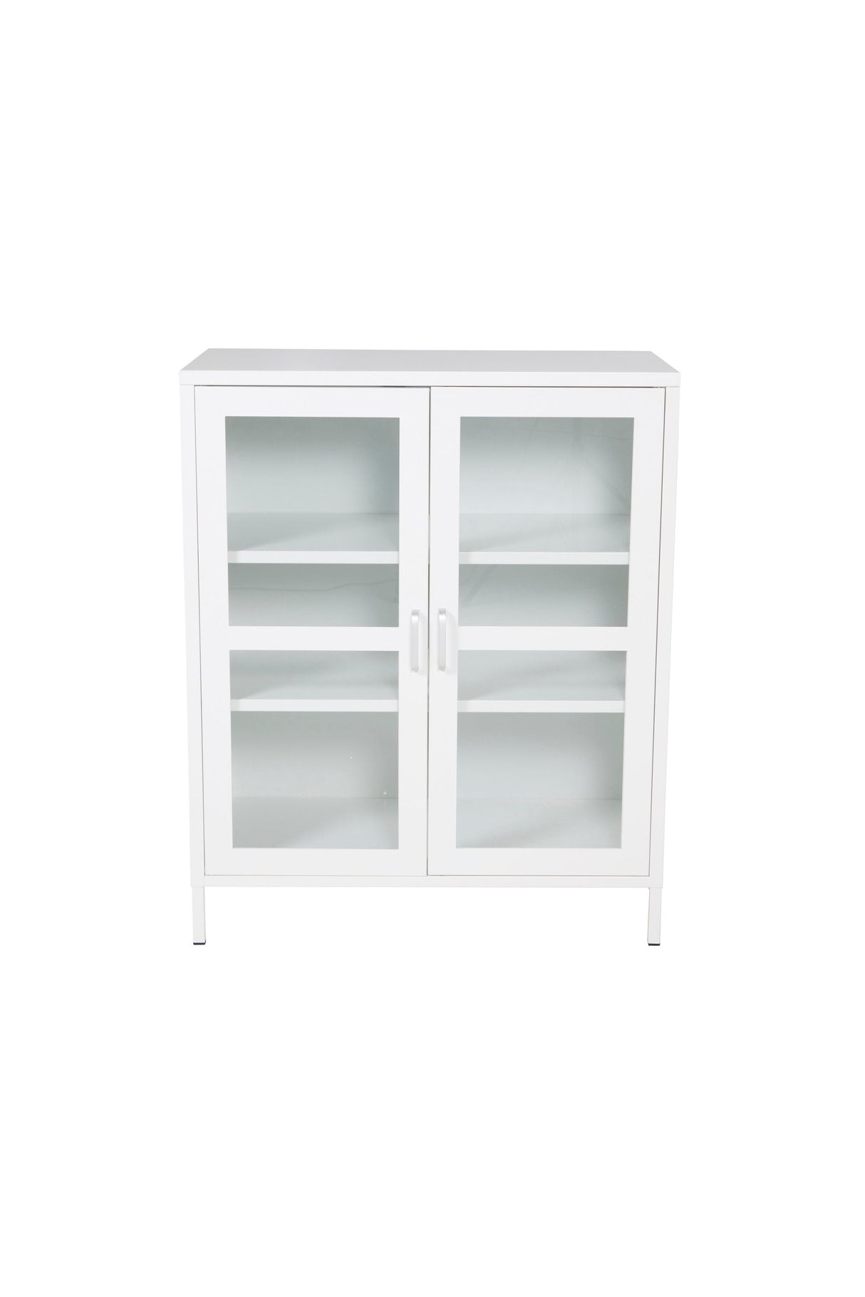 Acero Schrank - weiß/Stahl - Schränke - ALVAHOME