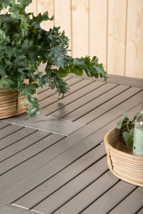 Albany Outdoor - Esstisch rechteckig - dunkelgrau/Aintwood - Outdoor - Esstische (rechteckig) - ALVAHOME