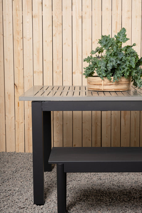 Albany Outdoor - Esstisch rechteckig - dunkelgrau/Aintwood - Outdoor - Esstische (rechteckig) - ALVAHOME
