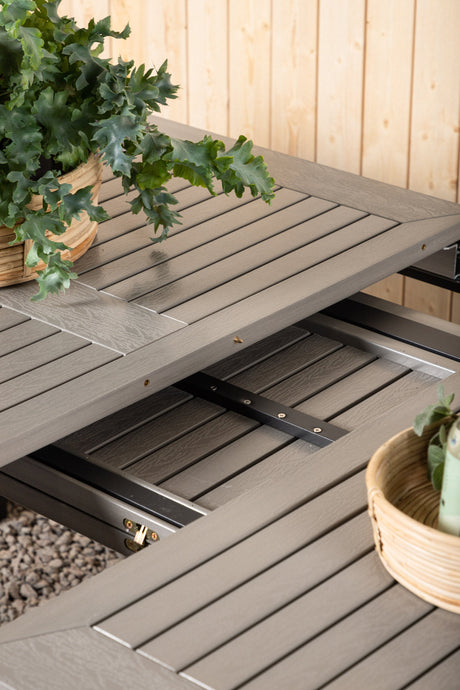 Albany Outdoor - Esstisch rechteckig - dunkelgrau/Aintwood - Outdoor - Esstische (rechteckig) - ALVAHOME