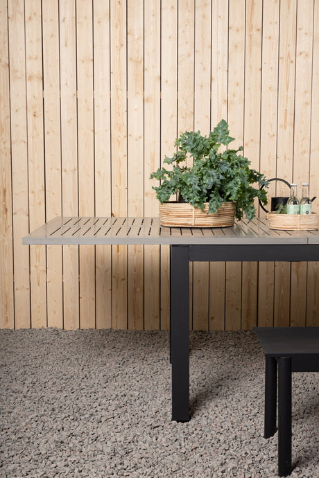 Albany Outdoor - Esstisch rechteckig - dunkelgrau/Aintwood - Outdoor - Esstische (rechteckig) - ALVAHOME