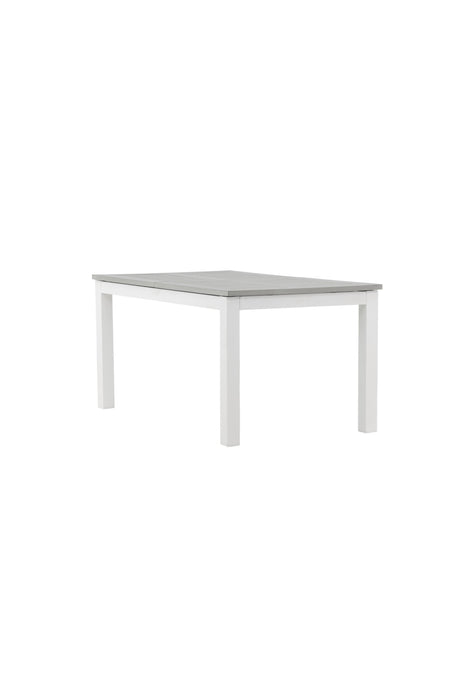 Albany Outdoor - Esstisch rechteckig - weiß/Aintwood - Outdoor - Esstische (rechteckig) - ALVAHOME