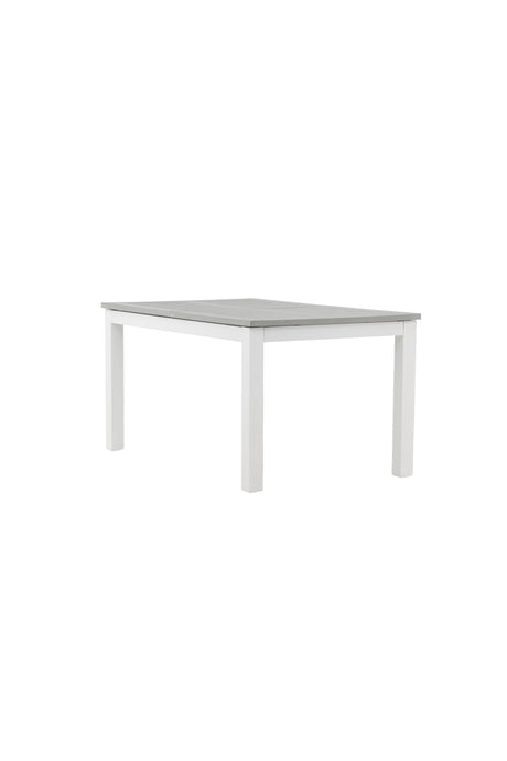 Albany Outdoor - Esstisch rechteckig - weiß/Aintwood - Outdoor - Esstische (rechteckig) - ALVAHOME
