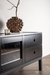 Alcoa Kommode - schwarz/MDF - Kommoden - ALVAHOME