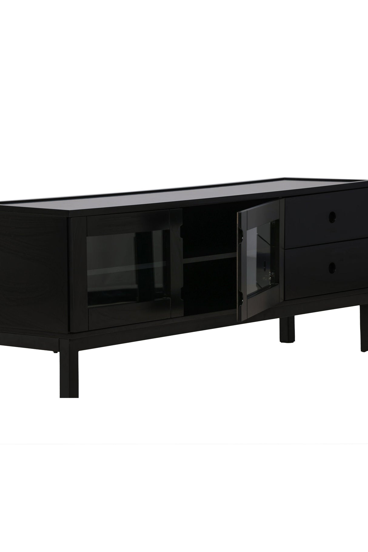 Alcoa Kommode - schwarz/MDF - Kommoden - ALVAHOME