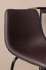 Alexi Barhocker - braun/Stahl - Barhocker - ALVAHOME