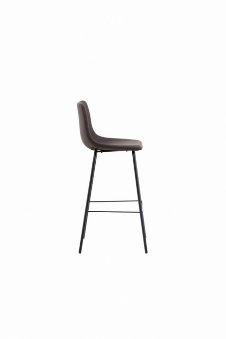 Alexi Barhocker - braun/Stahl - Barhocker - ALVAHOME
