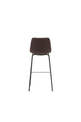 Alexi Barhocker - braun/Stahl - Barhocker - ALVAHOME