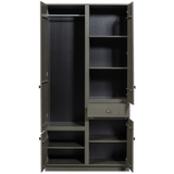 Alfie Kleiderschrank 107 cm - wald/Kiefer [fsc] - Kleiderschränke - ALVAHOME