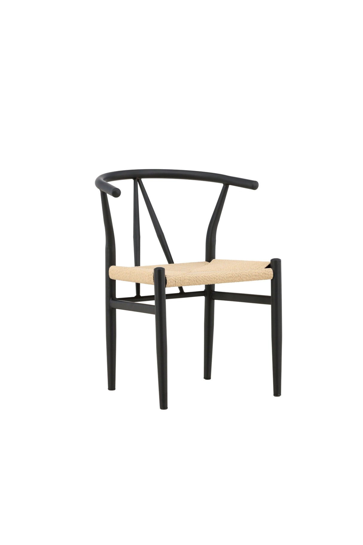 Alfons Esszimmerstuhl - schwarz/Stahl - Essstühle - ALVAHOME