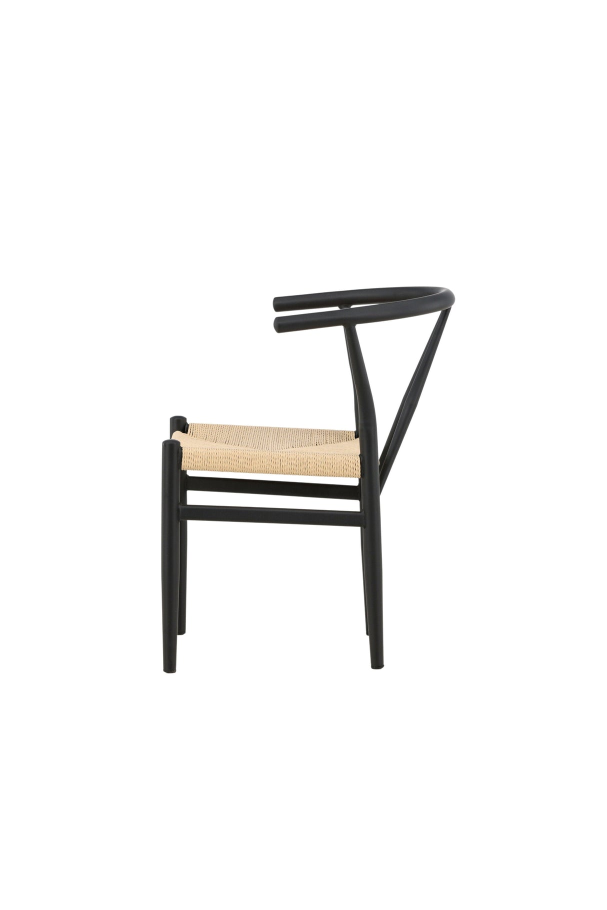 Alfons Esszimmerstuhl - schwarz/Stahl - Essstühle - ALVAHOME