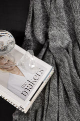 Ally Decke - dunkelgrau/Polyester - Decken - ALVAHOME