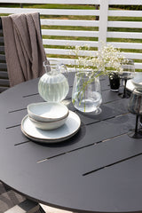 Alma Outdoor - Esstisch rund - schwarz/Aluminum - Outdoor - Esstische (rund) - ALVAHOME