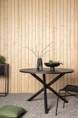 Alma Outdoor - Esstisch rund - schwarz/Aluminum - Outdoor - Esstische (rund) - ALVAHOME