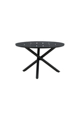 Alma Outdoor - Esstisch rund - schwarz/Aluminum - Outdoor - Esstische (rund) - ALVAHOME