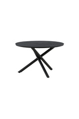 Alma Outdoor - Esstisch rund - schwarz/Aluminum - Outdoor - Esstische (rund) - ALVAHOME