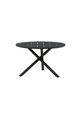 Alma Outdoor - Esstisch rund - schwarz/Aluminum - Outdoor - Esstische (rund) - ALVAHOME