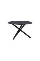 Alma Outdoor - Esstisch rund - schwarz/Aluminum - Outdoor - Esstische (rund) - ALVAHOME