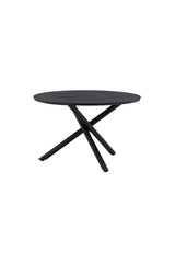 Alma Outdoor - Esstisch rund - schwarz/Aluminum - Outdoor - Esstische (rund) - ALVAHOME