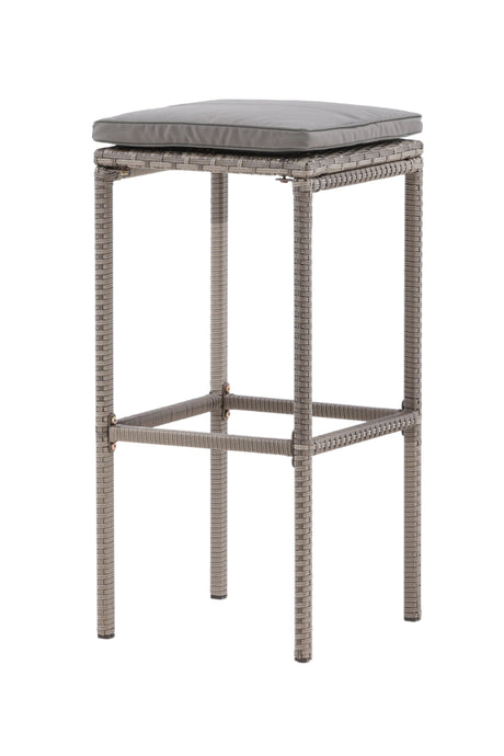 Alo Outdoor - Barhocker - grau/Weidengeflecht - Outdoor - Barhocker - ALVAHOME