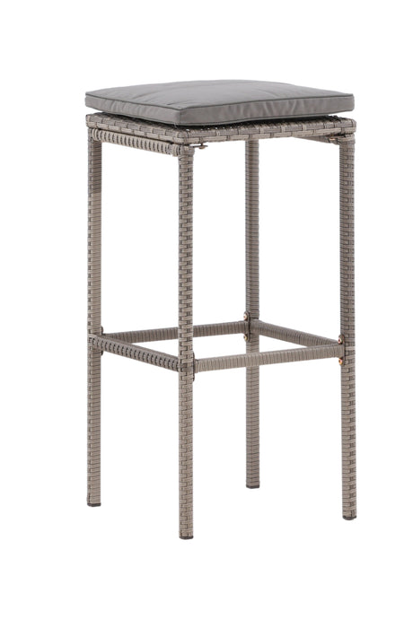 Alo Outdoor - Barhocker - grau/Weidengeflecht - Outdoor - Barhocker - ALVAHOME