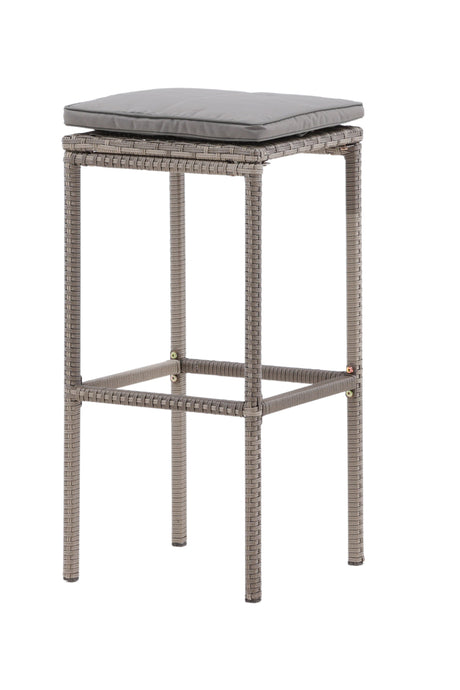 Alo Outdoor - Barhocker - grau/Weidengeflecht - Outdoor - Barhocker - ALVAHOME