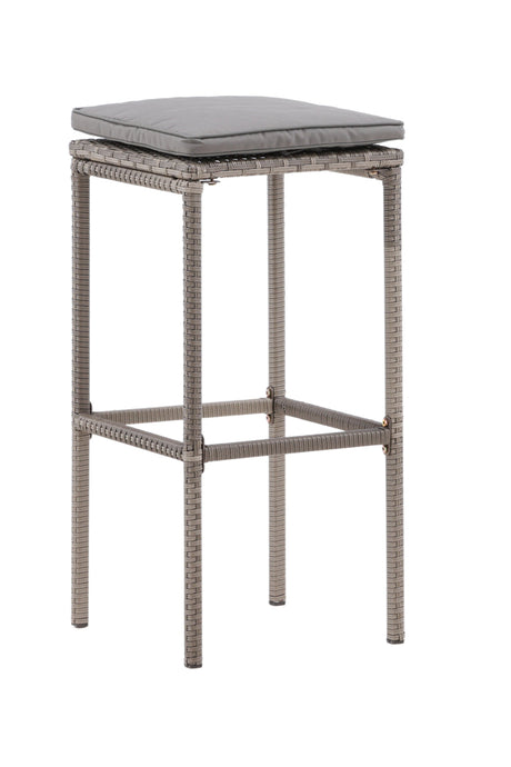 Alo Outdoor - Barhocker - grau/Weidengeflecht - Outdoor - Barhocker - ALVAHOME