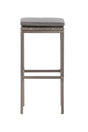 Alo Outdoor - Barhocker - grau/Weidengeflecht - Outdoor - Barhocker - ALVAHOME
