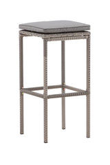 Alo Outdoor - Barhocker - grau/Weidengeflecht - Outdoor - Barhocker - ALVAHOME