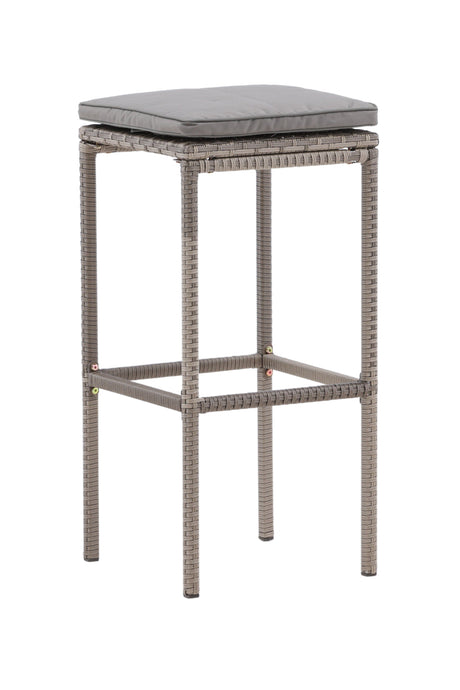 Alo Outdoor - Barhocker - grau/Weidengeflecht - Outdoor - Barhocker - ALVAHOME
