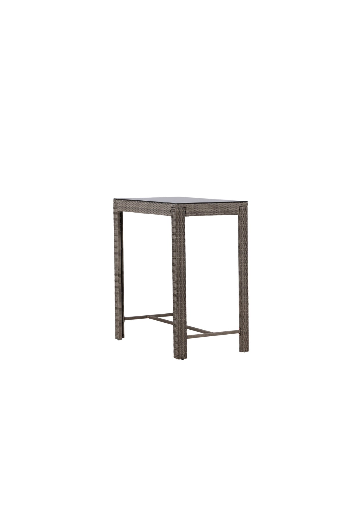 Alo Outdoor - Bartisch - grau/Weidengeflecht - Outdoor - Bartische - ALVAHOME