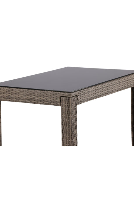 Alo Outdoor - Bartisch - grau/Weidengeflecht - Outdoor - Bartische - ALVAHOME