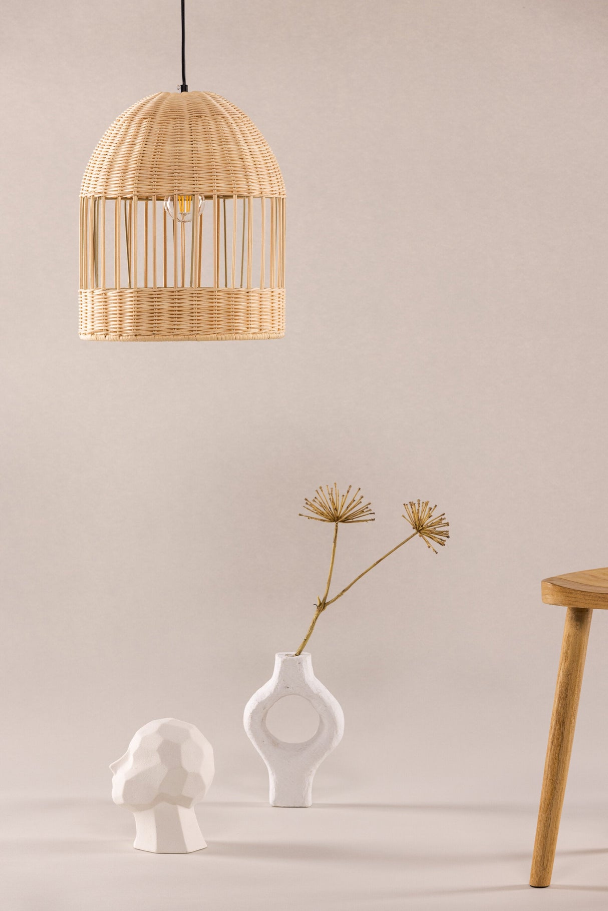 Alsbäck Pendelleuchte - natur/Rattan - Pendelleuchten - ALVAHOME