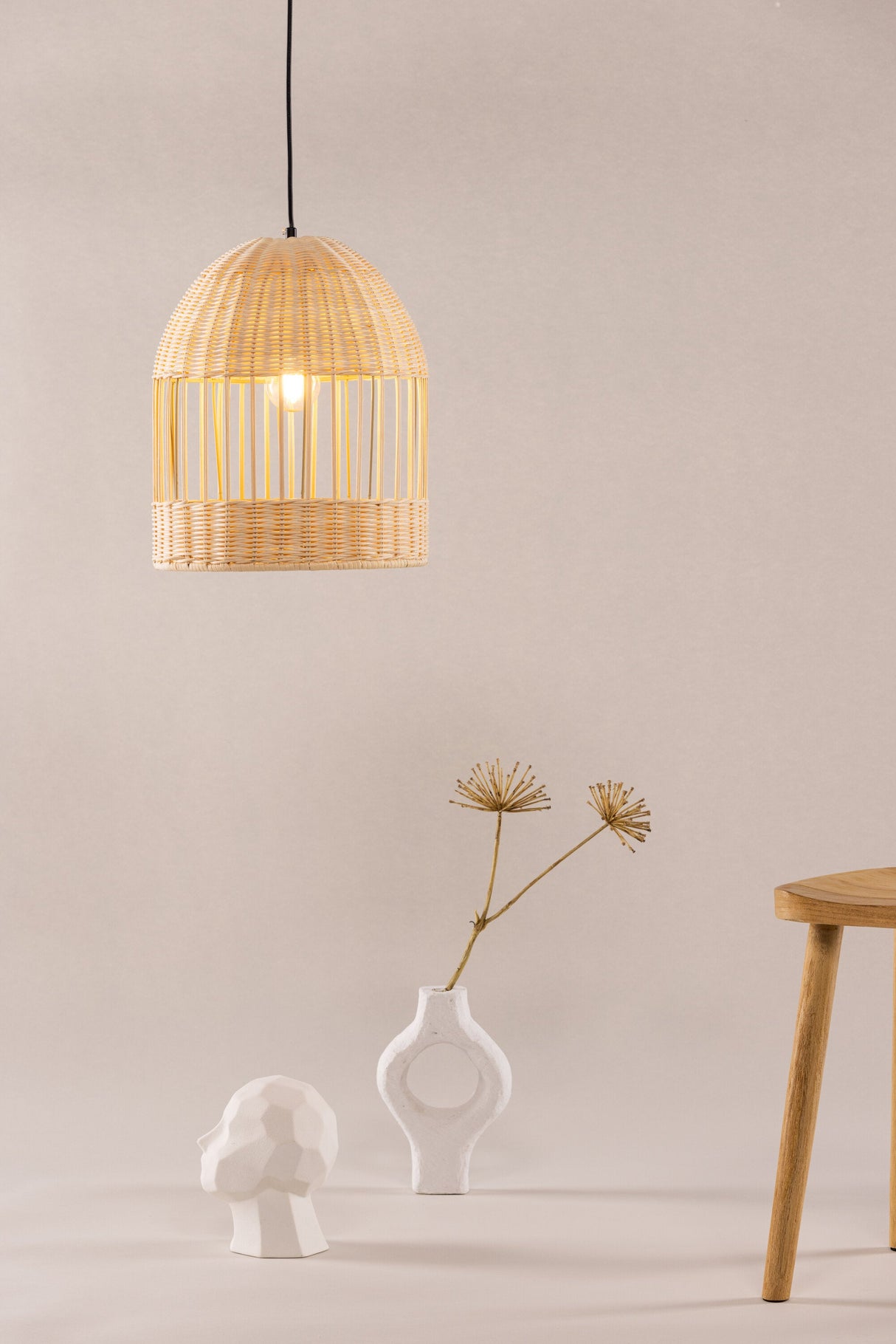 Alsbäck Pendelleuchte - natur/Rattan - Pendelleuchten - ALVAHOME