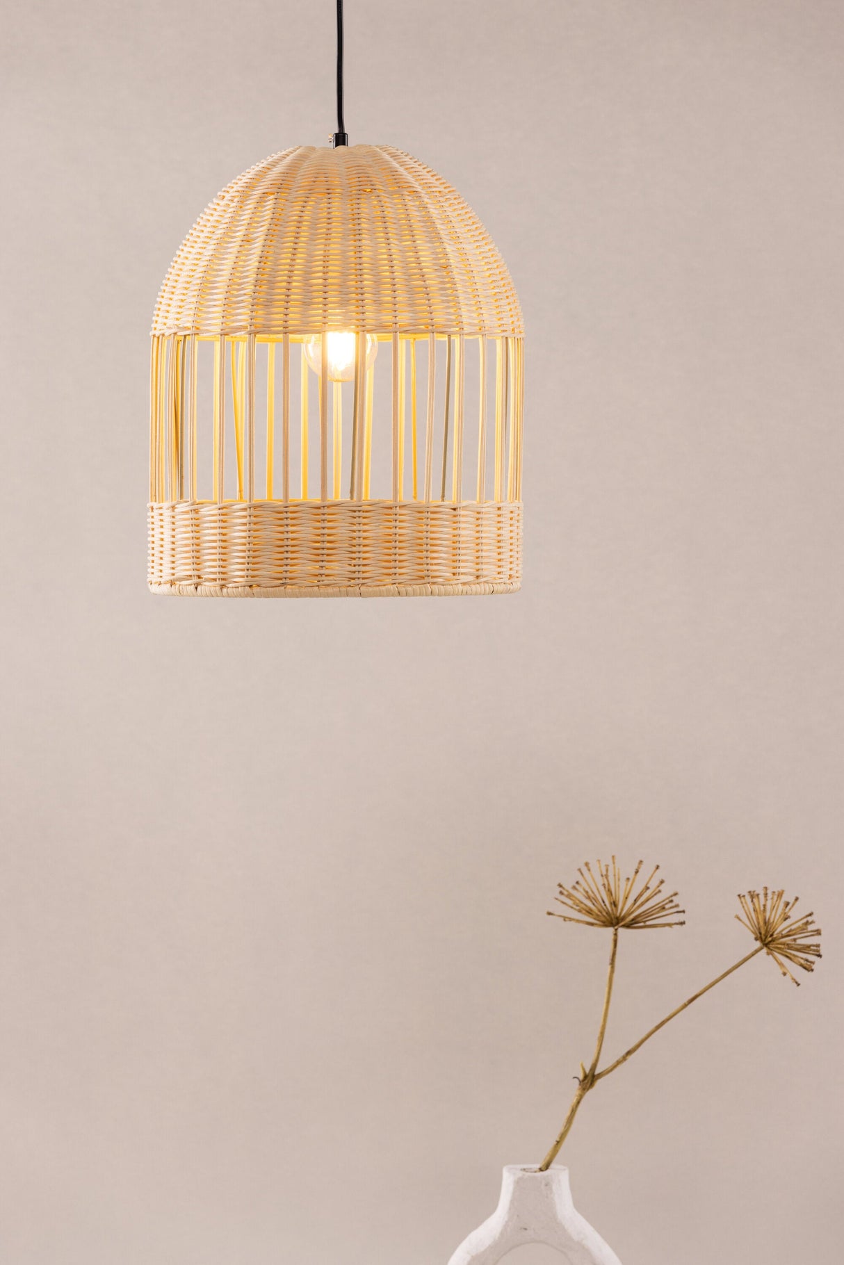 Alsbäck Pendelleuchte - natur/Rattan - Pendelleuchten - ALVAHOME