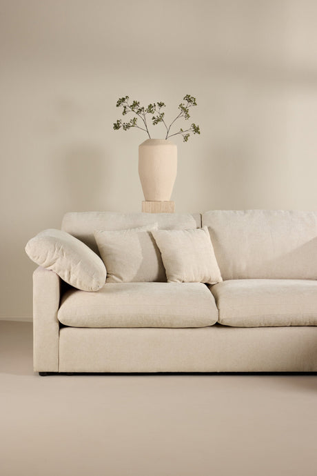 Amalfi Ecksofa - beige/Polyester - Chaiselongue Sofas - ALVAHOME