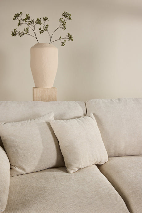 Amalfi Ecksofa - beige/Polyester - Chaiselongue Sofas - ALVAHOME