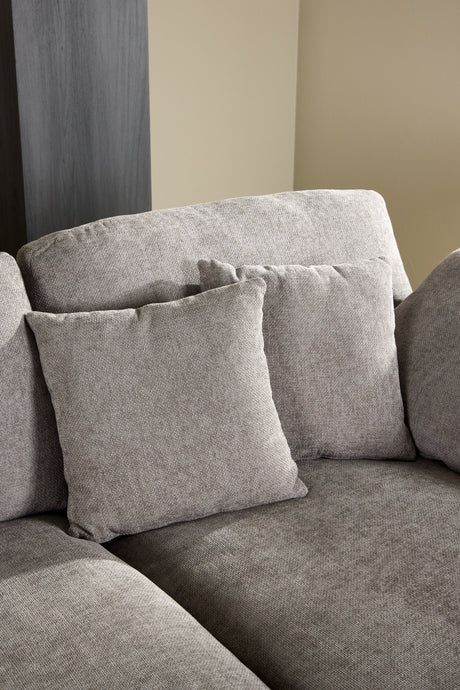 Amalfi Ecksofa - dunkelgrau/Polyester - Chaiselongue Sofas - ALVAHOME