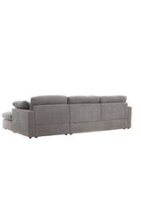 Amalfi Ecksofa - dunkelgrau/Polyester - Chaiselongue Sofas - ALVAHOME