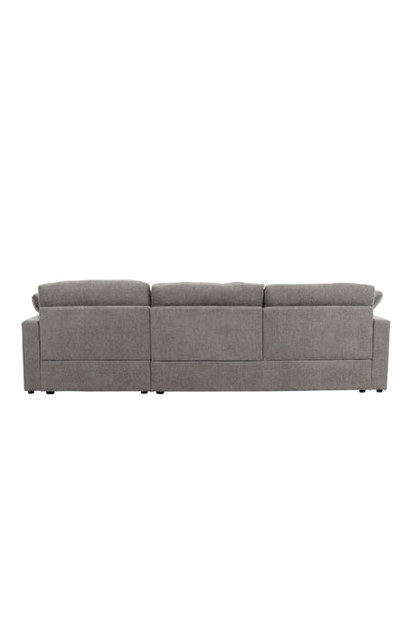 Amalfi Ecksofa - dunkelgrau/Polyester - Chaiselongue Sofas - ALVAHOME