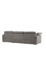 Amalfi Ecksofa - dunkelgrau/Polyester - Chaiselongue Sofas - ALVAHOME