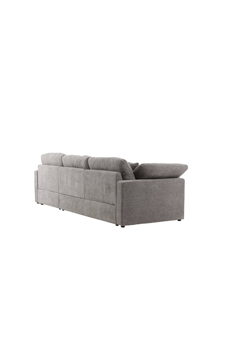 Amalfi Ecksofa - dunkelgrau/Polyester - Chaiselongue Sofas - ALVAHOME