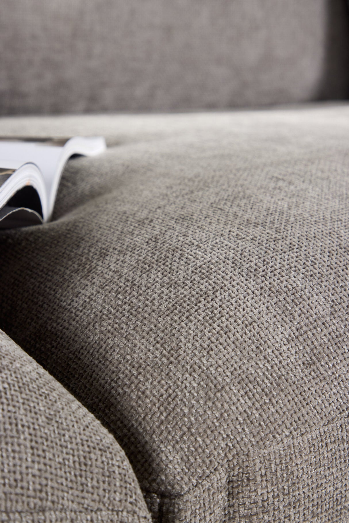 Amalfi Ecksofa - dunkelgrau/Polyester - Chaiselongue Sofas - ALVAHOME