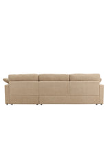 Amalfi Ecksofa - sand/Polyester - Chaiselongue Sofas - ALVAHOME