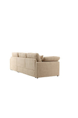Amalfi Ecksofa - sand/Polyester - Chaiselongue Sofas - ALVAHOME